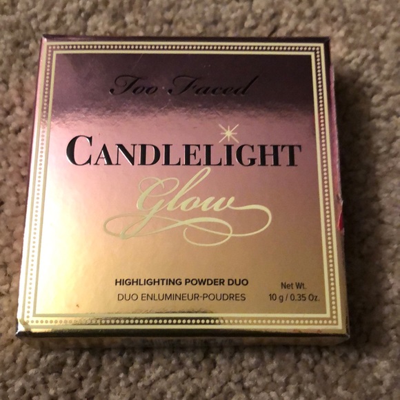 Too Faced Other - TOO FACED candlelight glow highlighting powder duo